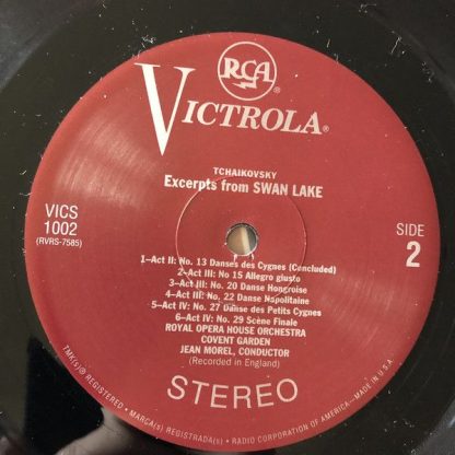 Classic Records VICS-1002 - Excerpts From Swan Lake - Image 4