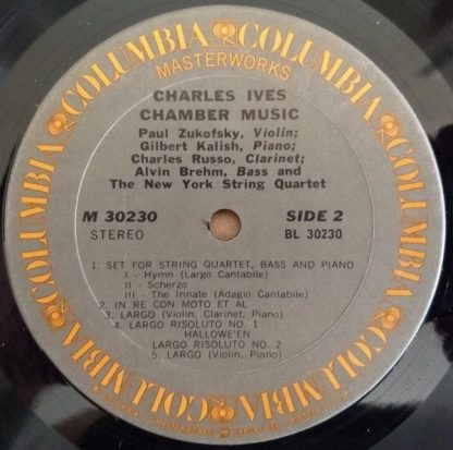 Columbia Masterworks M 30230 - Charles Ives Chamber Music - Image 3