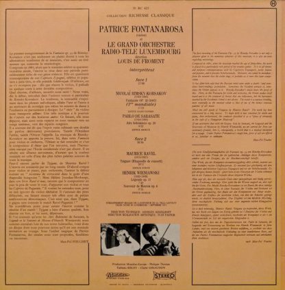 Musidisc 30 RC 625 - Fantaisie Op. 33 (1ere Mondiale) / Airs Boh - Image 2