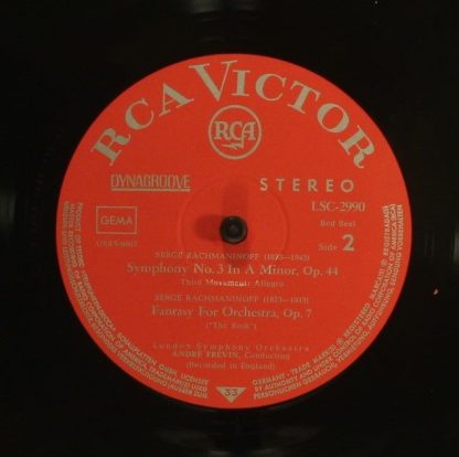 RCA Victor LSC-2990 - Symphony No. 3 In A Minor / The Rock Fanta - Image 3