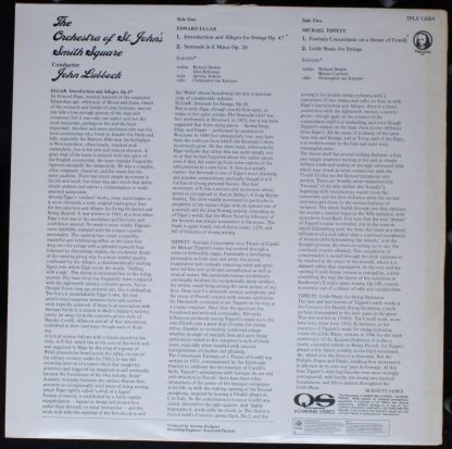 Pye Records TPLS 13069 - Elgar, Tippett - Image 2