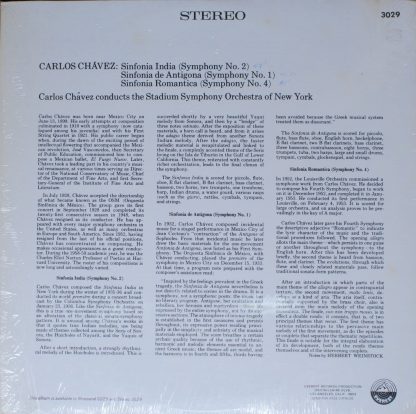 Everest SDBR 3029 - Sinfonia India / Sinfonia De Antigona / And - Image 2