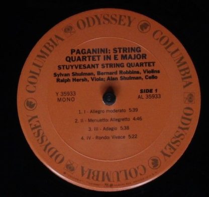 Columbia Odyssey Y35933 - String Quartet In A Minor / String Qua - Image 3