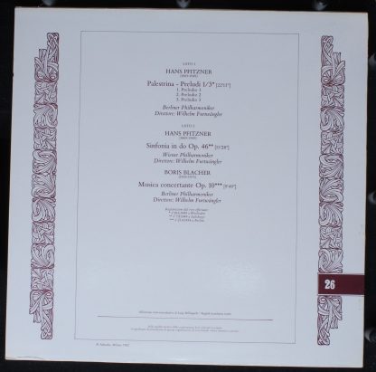 Furtwängler Edition FE 26 - Palestina-Preludi 1/3, Sinfonia In D - Image 2