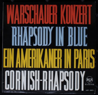 RCA Victor LSP-10073 - Warschauer Konzert • Rhapsody In Blue • E