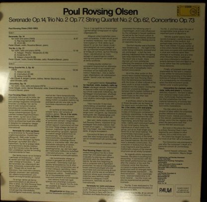 Paula PAULA 36 - Serenade Op. 14 / Trio No. 2 Op. 77 / String Qu - Image 2