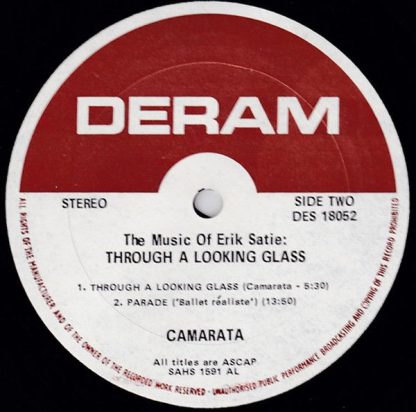 Deram DES 18052 - The Music Of Erik Satie: Through A Looking Gla - Image 4