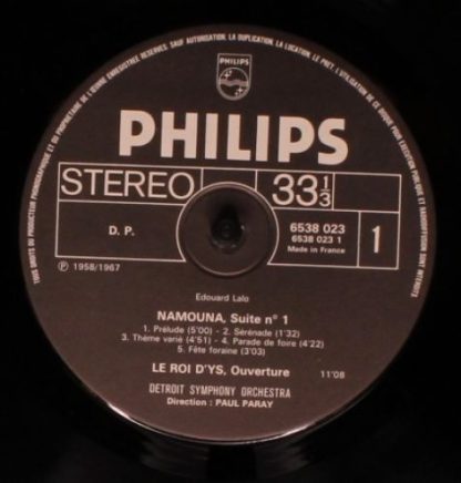 Philips 6536 023 - Namouna, Suite No. 1 - Le Roi d'Ys - Concerto - Image 3