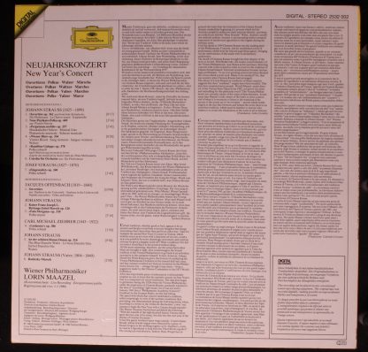 Deutsche Grammophon 2532 002 - Neujahrskonzert = New Year's Conc - Image 2