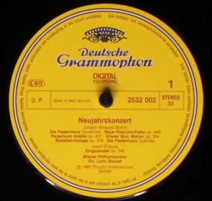 Deutsche Grammophon 2532 002 - Neujahrskonzert = New Year's Conc - Image 3