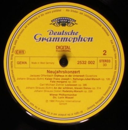 Deutsche Grammophon 2532 002 - Neujahrskonzert = New Year's Conc - Image 4