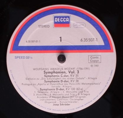 DECCA 6.35507 - Die Salzburger Symphonien / The Symphonies Salzb - Image 5