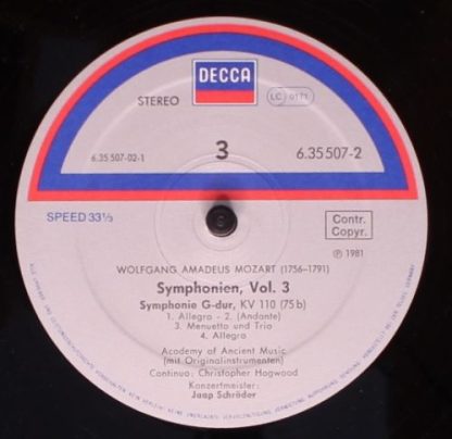 DECCA 6.35507 - Die Salzburger Symphonien / The Symphonies Salzb - Image 7