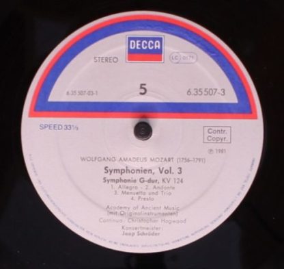 DECCA 6.35507 - Die Salzburger Symphonien / The Symphonies Salzb - Image 9