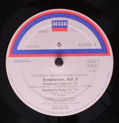 DECCA 6.35507 - Die Salzburger Symphonien / The Symphonies Salzb - Image 10