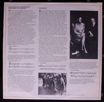 Sefel Records SEFD 5012 - Variations On A Hungarian Folksong "Pe - Image 3