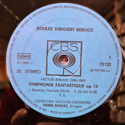 CBS 73 122 - Symphonie Fantastique Op. 14 - Image 3