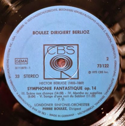 CBS 73 122 - Symphonie Fantastique Op. 14 - Image 4