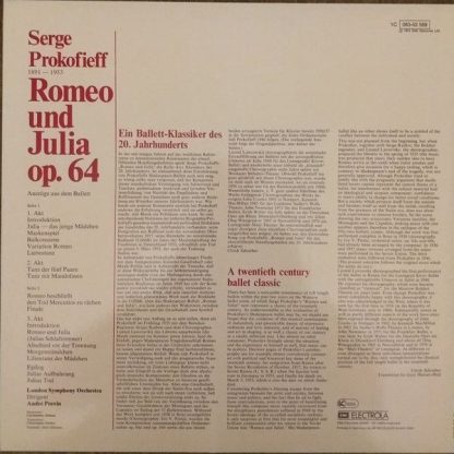 EMI Electrola GmbH 1C 063-02 569 - Romeo Und Julia Op. 64 - Ausz - Image 2