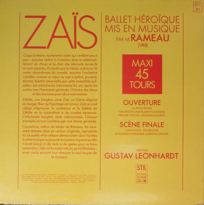 Stil 1211 S 79 - Zaïs, Ballet Héroïque Mis En Musique - Image 2