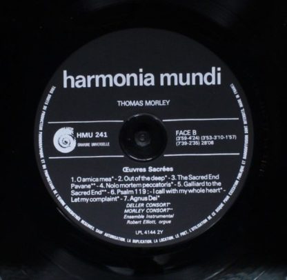 harmonia mundi France HM 241 - Thomas Morley - Image 4