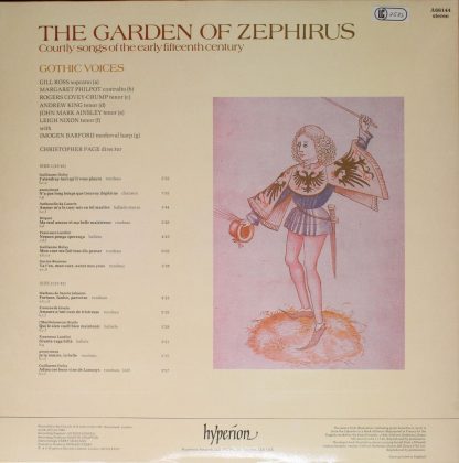 hyperion A66144 - The Garden Of Zephirus (Courtly Songs Of The E - Image 2