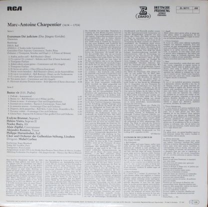 Erato ZL 30711 - Das Jüngste Gericht - Beatus Vir - Image 2
