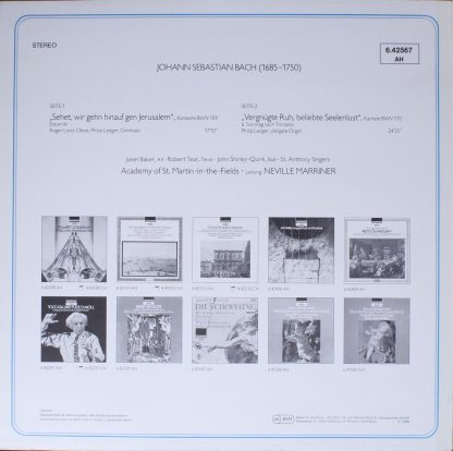DECCA 6.42567 AH - Janet Baker Singt Bach - Image 2
