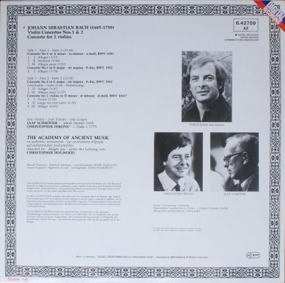 DECCA 6.42759 - Violin Concertos 1 & 2 / Concerto For Two Violin - Image 2