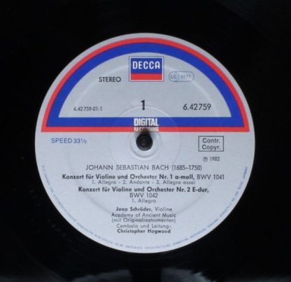 DECCA 6.42759 - Violin Concertos 1 & 2 / Concerto For Two Violin - Image 3