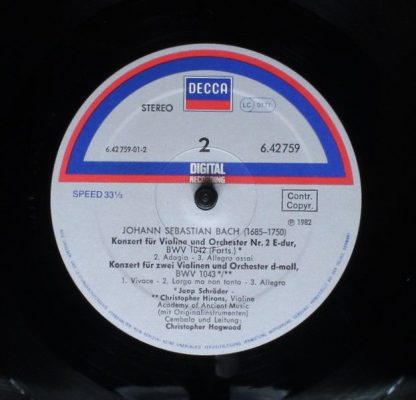 DECCA 6.42759 - Violin Concertos 1 & 2 / Concerto For Two Violin - Image 4