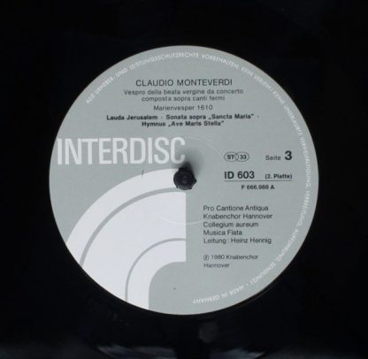 Interdisc (4) ID 603 - Vespro Della Beata Vergine "Marienvesper - Image 7