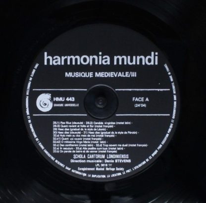 Harmonia Mundi HMU (3) 440 - Dictionnaire De La Musique Médiéval - Image 9