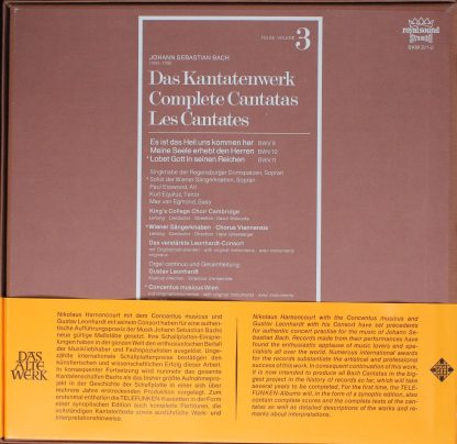 Telefunken SKW 3/1-2 - Kantatenwerk · Complete Cantatas | BWV 9- - Image 2