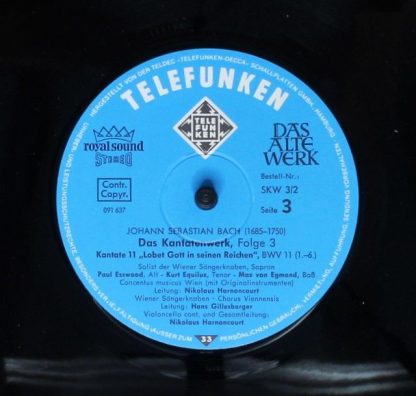 Telefunken SKW 3/1-2 - Kantatenwerk · Complete Cantatas | BWV 9- - Image 11