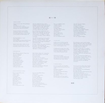 Erato ZL 30622 - Kostbarkeiten Seiner Madrigalkunst Vol. III - Image 3
