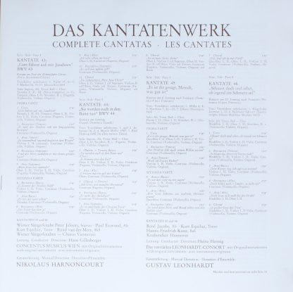 Telefunken 6.35283 EX - Kantatenwerk · Complete Cantatas | BWV 4 - Image 5