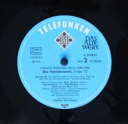 Telefunken 6.35283 EX - Kantatenwerk · Complete Cantatas | BWV 4 - Image 10