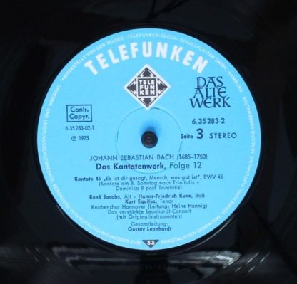 Telefunken 6.35283 EX - Kantatenwerk · Complete Cantatas | BWV 4 - Image 11