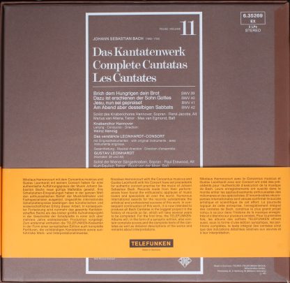 Telefunken 6.35269 EX - Kantatenwerk · Complete Cantatas | BWV 3 - Image 2