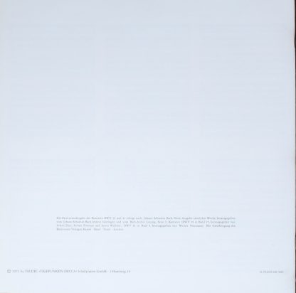 Telefunken 6.35269 EX - Kantatenwerk · Complete Cantatas | BWV 3 - Image 8