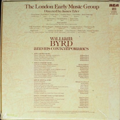 RCA Red Seal RL 25110 - William Byrd and his Contemporaries - Image 2