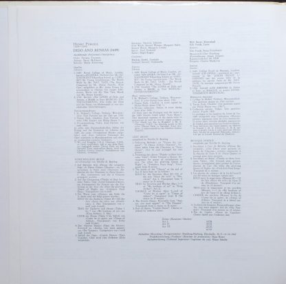 Archiv Produktion 198 424 - Dido And Aeneas - Image 5