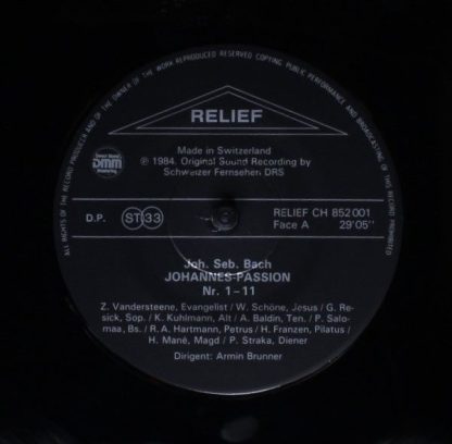 Relief CH-852 001 - Bach - Johannes Passion - Image 5