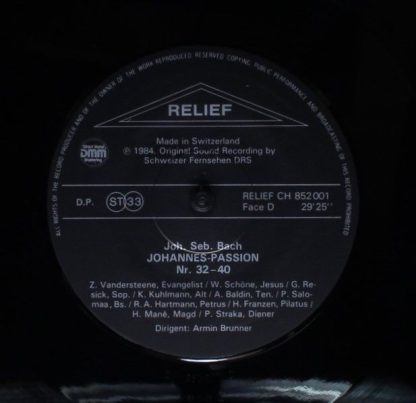 Relief CH-852 001 - Bach - Johannes Passion - Image 8
