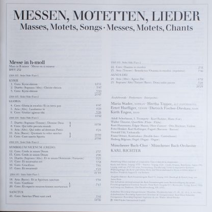 Archiv Produktion 2722 017 - Messen, Motetten, Lieder - Masses, - Image 5