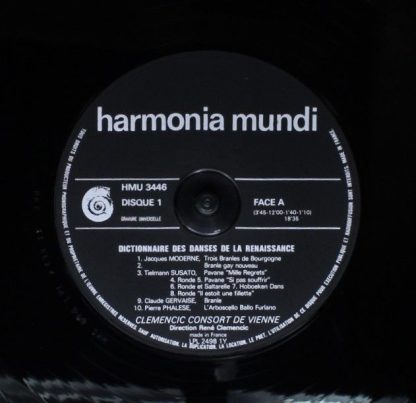 Harmonia Mundi HMU 3446 - Dictionnaire Des Danses De La Renaissa - Image 5