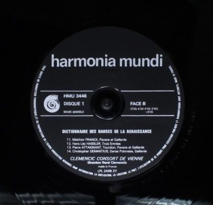 Harmonia Mundi HMU 3446 - Dictionnaire Des Danses De La Renaissa - Image 6