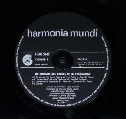 Harmonia Mundi HMU 3446 - Dictionnaire Des Danses De La Renaissa - Image 9
