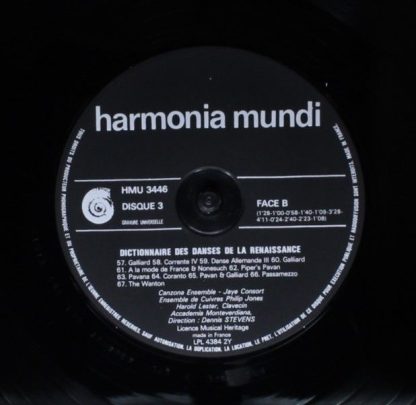 Harmonia Mundi HMU 3446 - Dictionnaire Des Danses De La Renaissa - Image 10